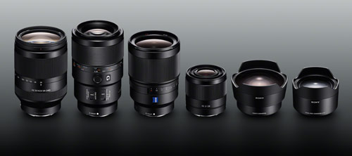 Четыре новые полнокадровые объективов α с байонетом Е для знаменитого семейства беззеркальных камер Sony